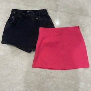 Zara skort and skirt size S